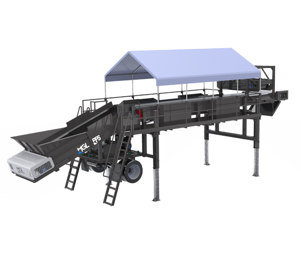 Rear side rendering of MGL 4 Bay picking Station