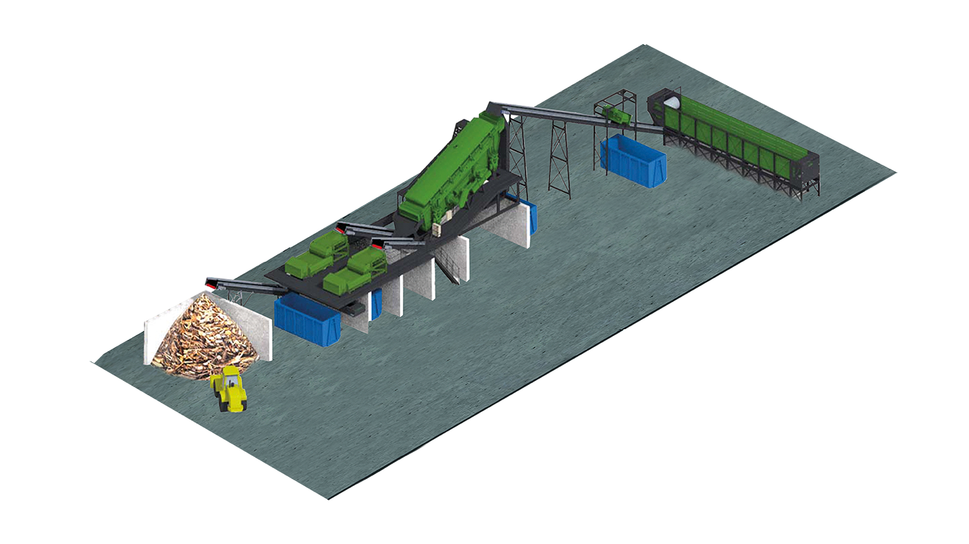 TRS Wood Waste Recycling Plant