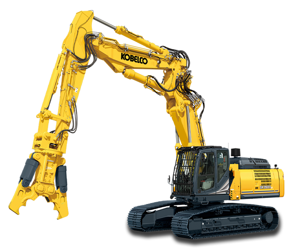 KOBELCO SK350DLC-11 BUILDING DEMO