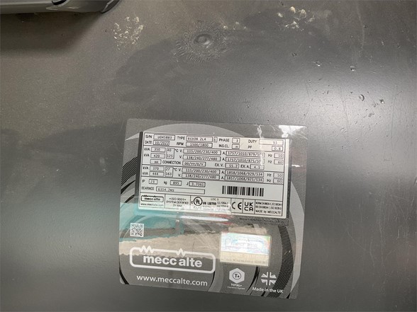 2021 RAPID POWER GENERATION 500 KVA