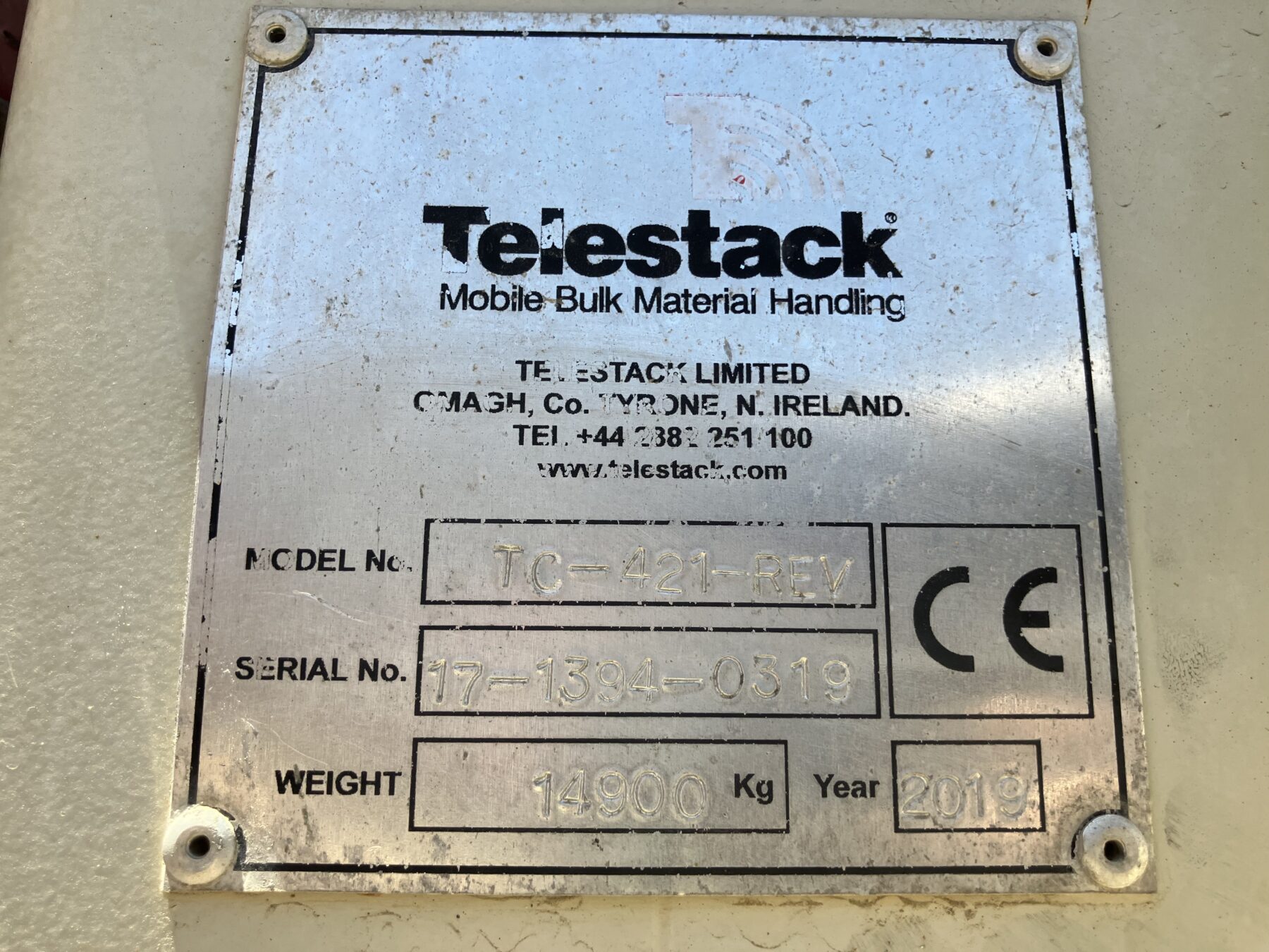 2019 TELESTACK TC421R