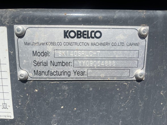 2023 KOBELCO SK140SR LC-7