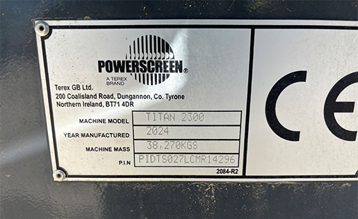 2024 Powerscreen Titan 2300 Scalping Screen