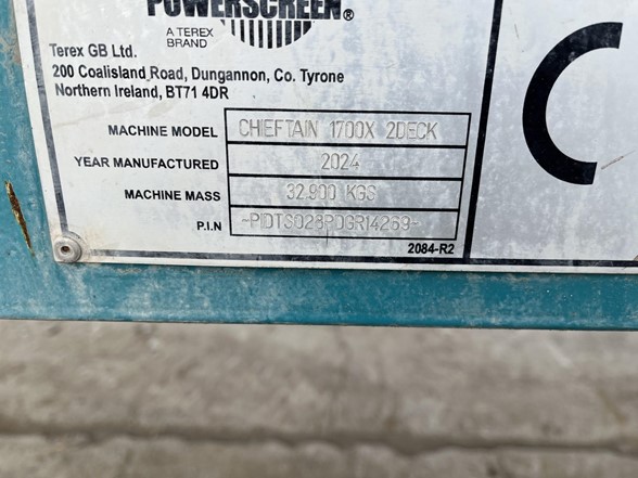2024 Powerscreen Chieftain 1700X