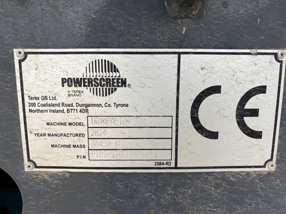 2024 Powerscreen Trakpactor 320