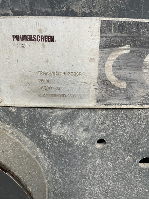 2014 Powerscreen Trakpactor 320SR