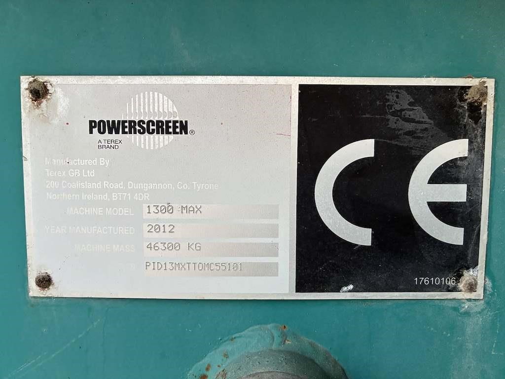 2012 Powerscreen 1300 Maxtrak