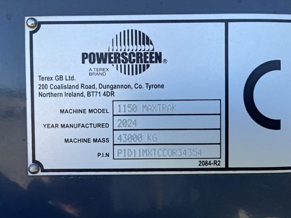 2024 Powerscreen 1150 Maxtrak