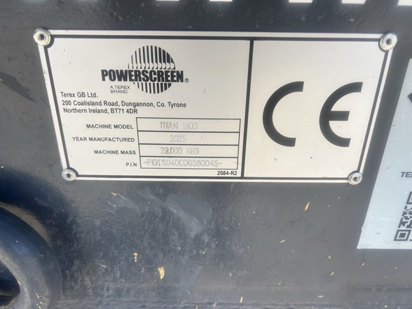 2025 POWERSCREEN TITAN 1800