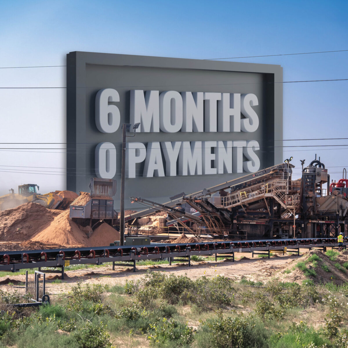 Los sistemas de lavado de Terex en funcionamiento